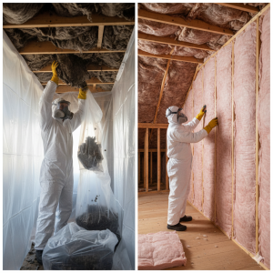Insulation & Mold: Restore the Right Way (Remove, Air-Seal, Re-Install)