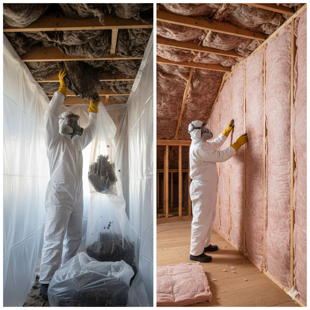 Insulation & Mold: Restore the Right Way (Remove, Air-Seal, Re-Install)
